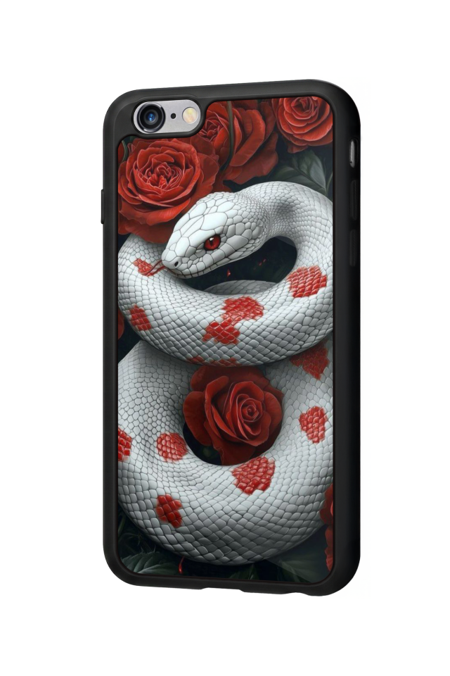 iPhone 6 Plus Uyumlu Yılan Tasarımlı Glossy Premium Kılıf
