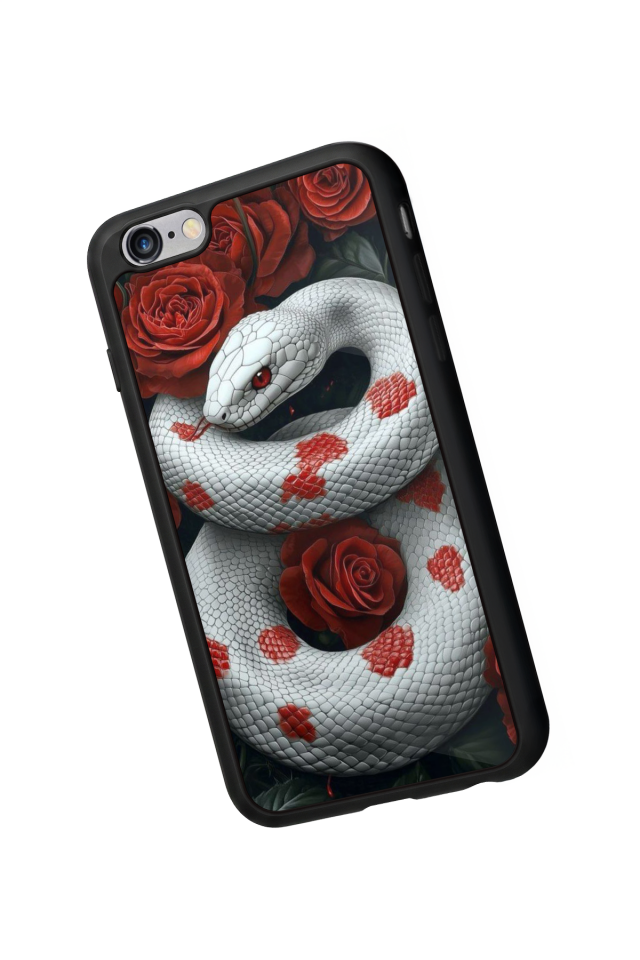iPhone 6 Plus Uyumlu Yılan Tasarımlı Glossy Premium Kılıf