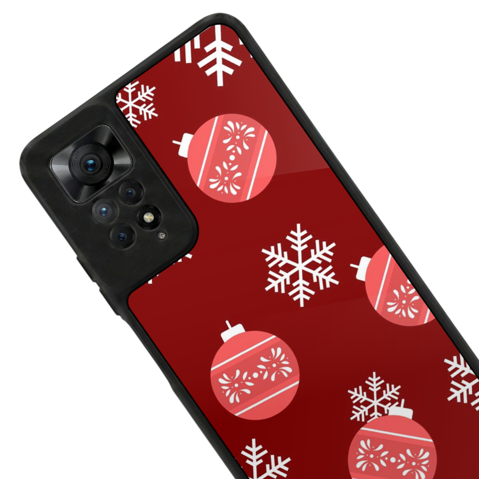 Xiaomi Redmi Note 12 Pro Uyumlu Yilbasi Christmas Tasarımlı Glossy Premium Kılıf
