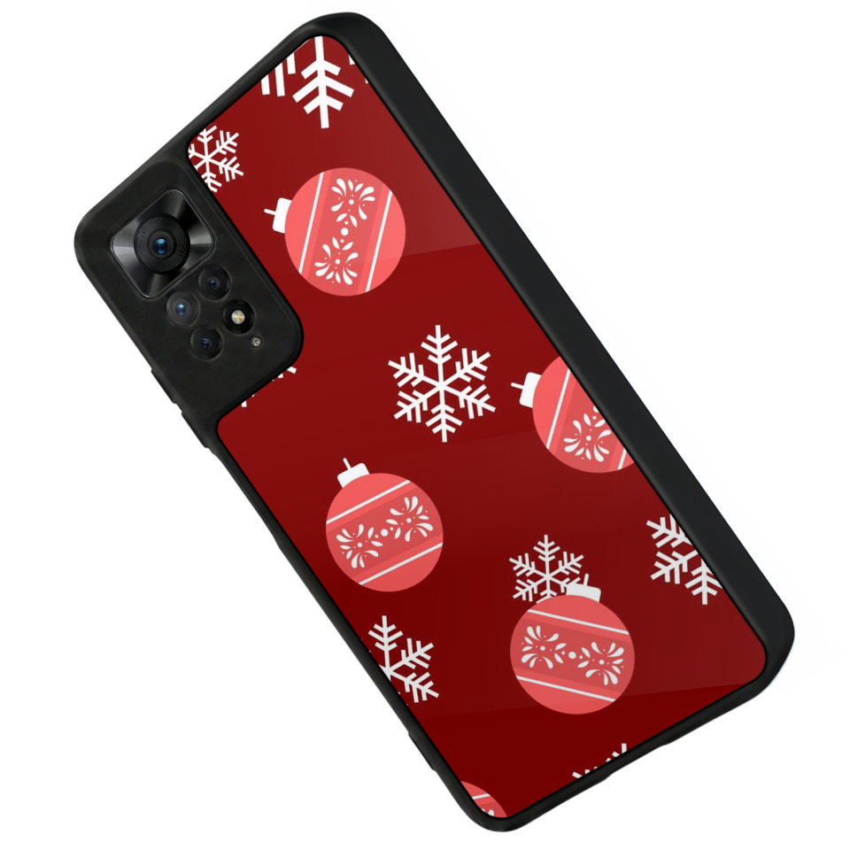 Xiaomi Redmi Note 12 Pro Uyumlu Yilbasi Christmas Tasarımlı Glossy Premium Kılıf