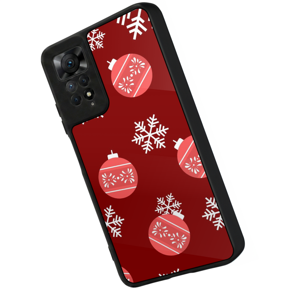Xiaomi Redmi Note 12 Pro Uyumlu Yilbasi Christmas Tasarımlı Glossy Premium Kılıf