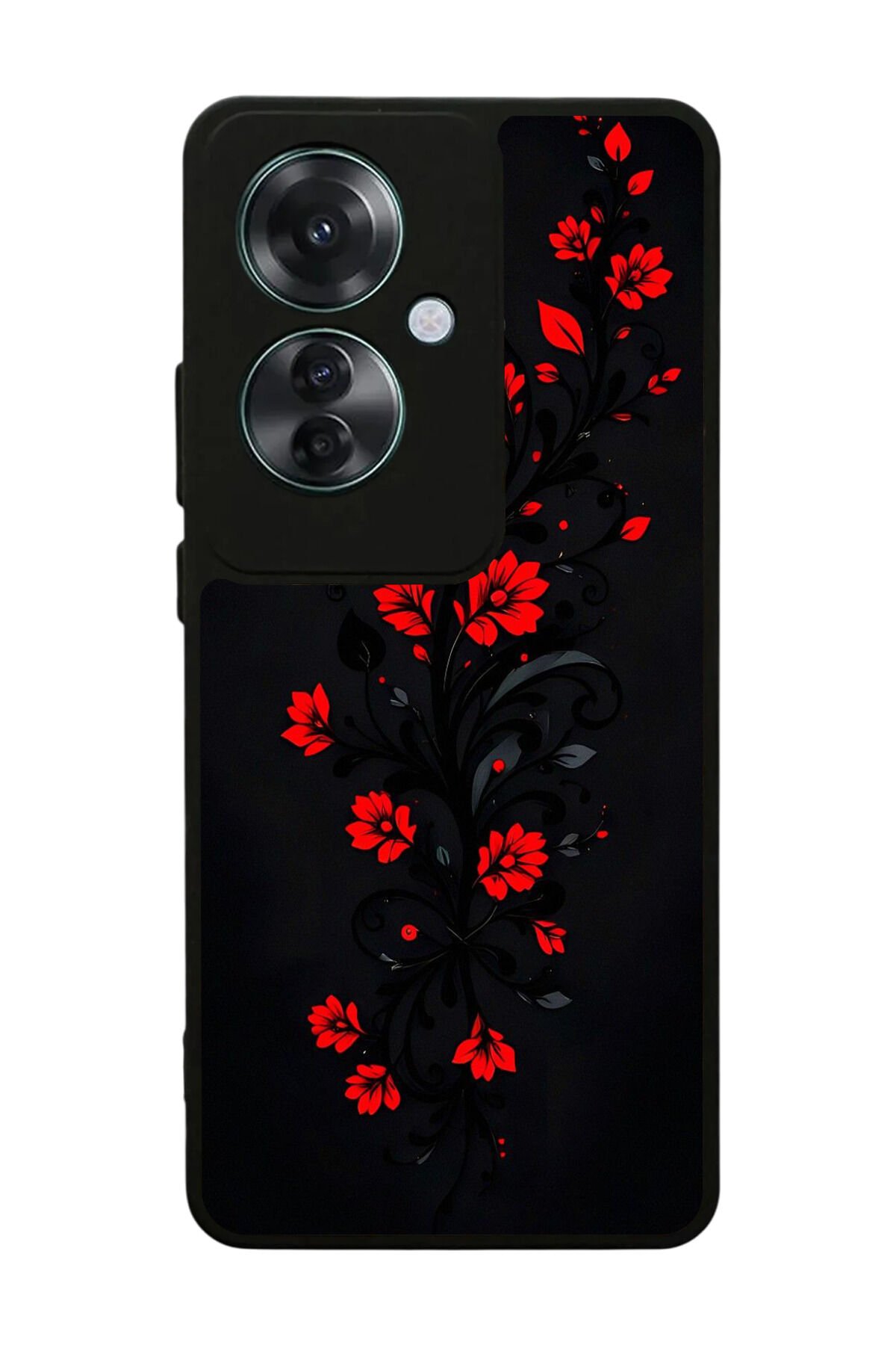 Oppo Reno 11F Uyumlu Floral Tasarımlı Glossy Premium Kılıf