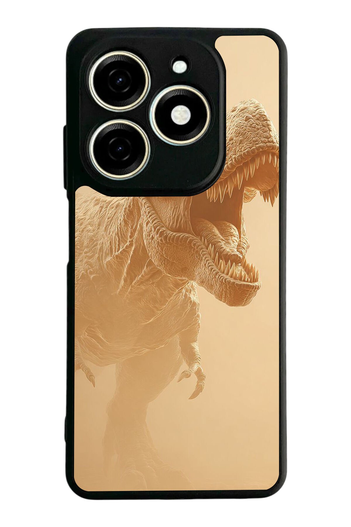 Infınıx Smart 8 Pro Uyumlu Dinazor Tasarımlı Glossy Premium Kılıf