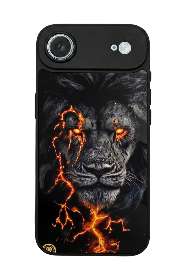 iPhone 17 Air Uyumlu Aslan Tasarımlı Glossy Premium Kılıf