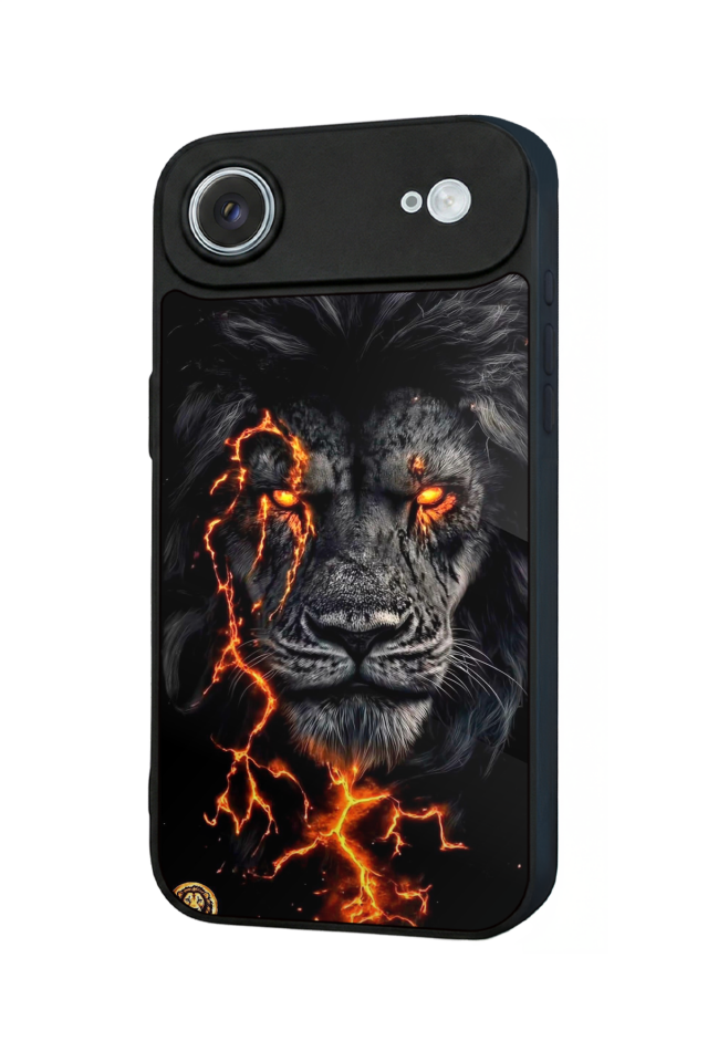 iPhone 17 Air Uyumlu Aslan Tasarımlı Glossy Premium Kılıf