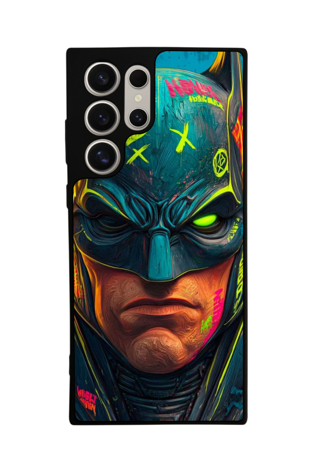 Samsung Galaxy S22 Ultra Uyumlu Batman Tasarımlı Glossy Premium Kılıf