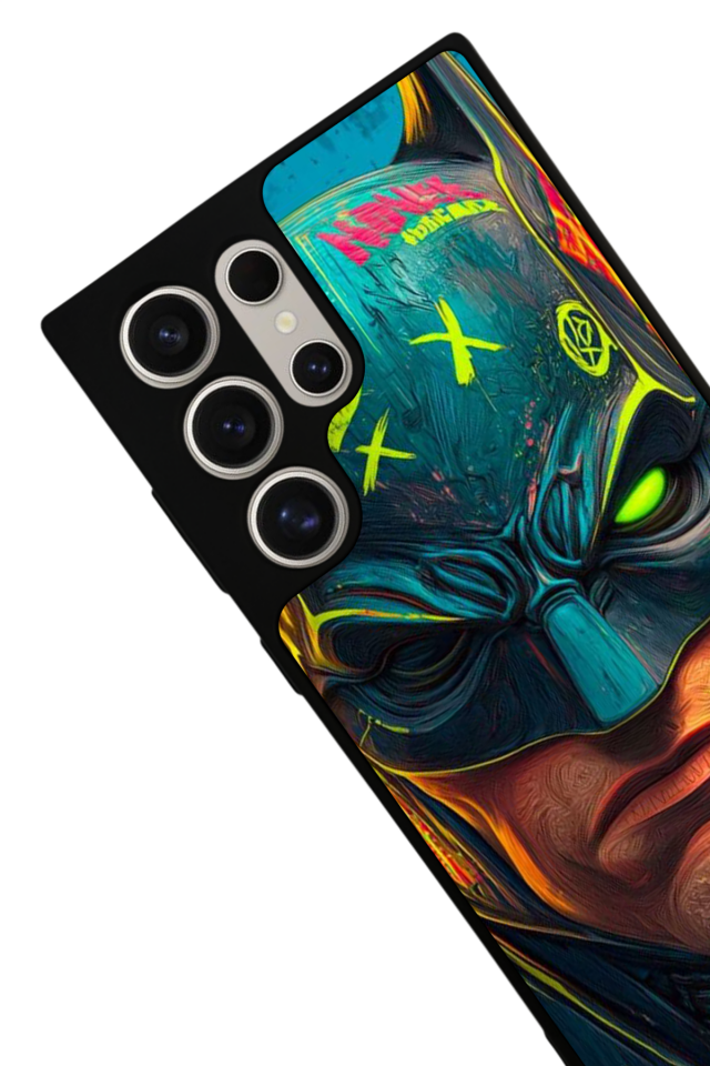 Samsung Galaxy S22 Ultra Uyumlu Batman Tasarımlı Glossy Premium Kılıf