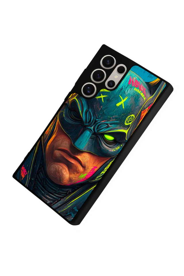 Samsung Galaxy S22 Ultra Uyumlu Batman Tasarımlı Glossy Premium Kılıf