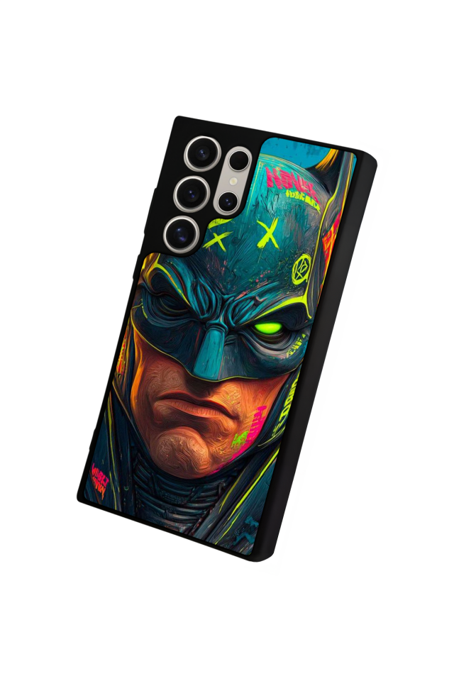 Samsung Galaxy S22 Ultra Uyumlu Batman Tasarımlı Glossy Premium Kılıf