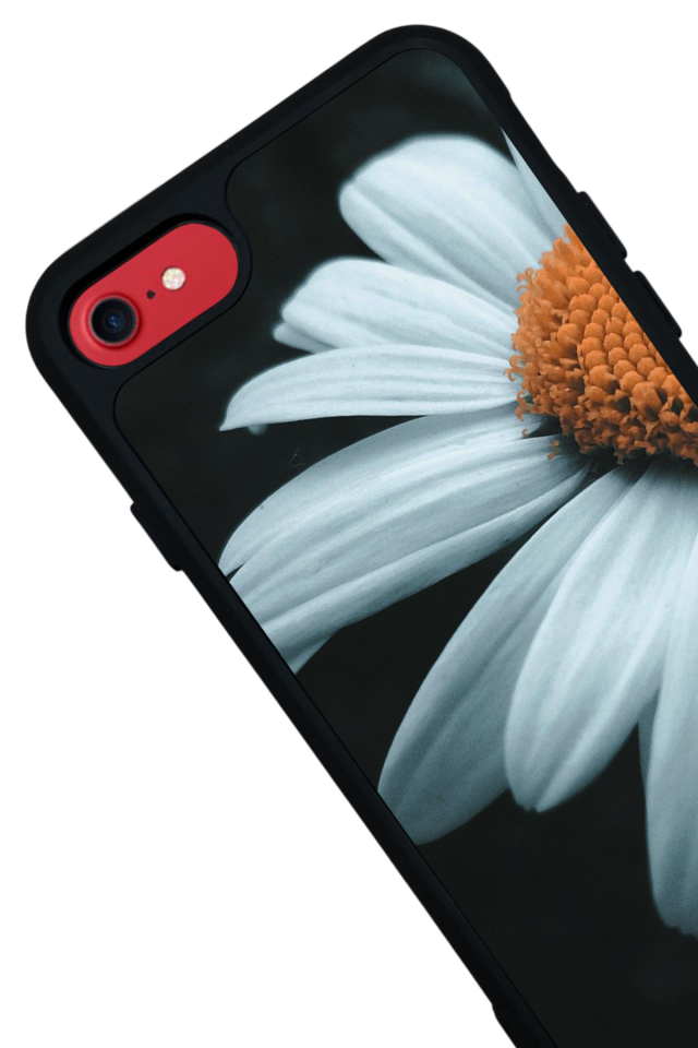 iPhone SE Uyumlu Cicek Tasarımlı Glossy Premium Kılıf