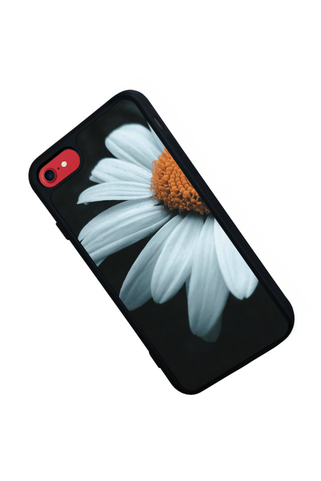 iPhone SE Uyumlu Cicek Tasarımlı Glossy Premium Kılıf