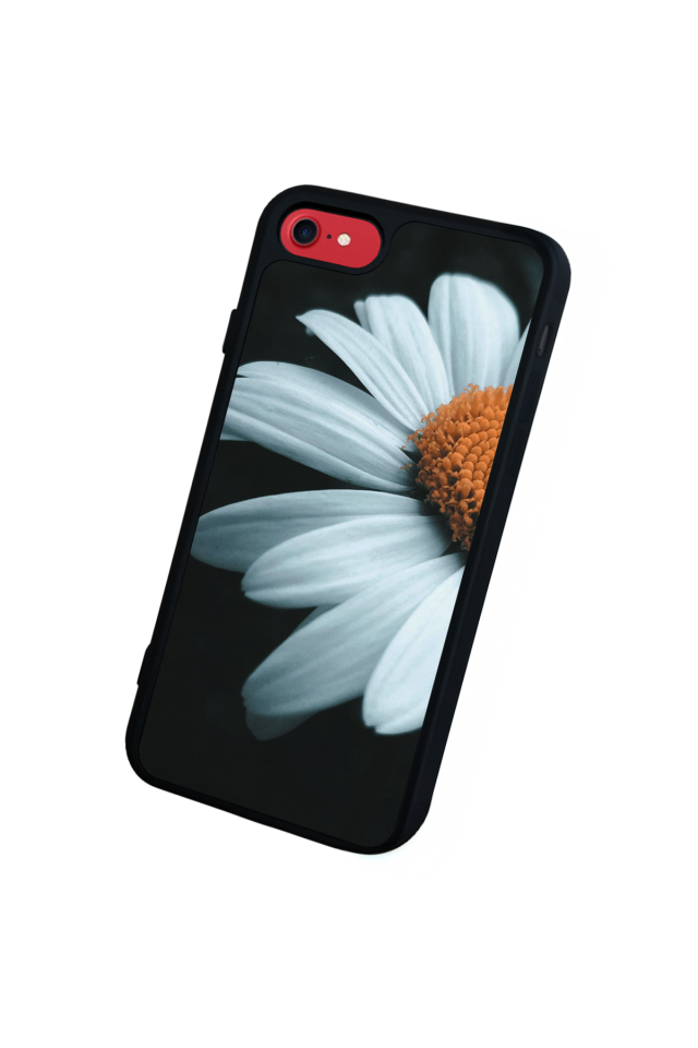 iPhone SE Uyumlu Cicek Tasarımlı Glossy Premium Kılıf