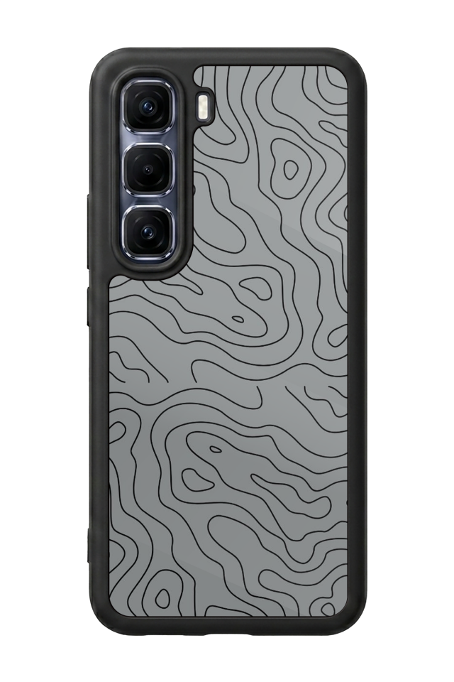 Infinix Hot 60 Pro Plus Uyumlu Çizgi Sanatı Tasarımlı Glossy Premium Kılıf