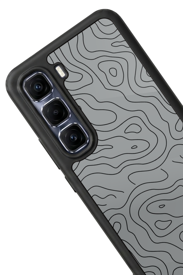 Infinix Hot 60 Pro Plus Uyumlu Çizgi Sanatı Tasarımlı Glossy Premium Kılıf