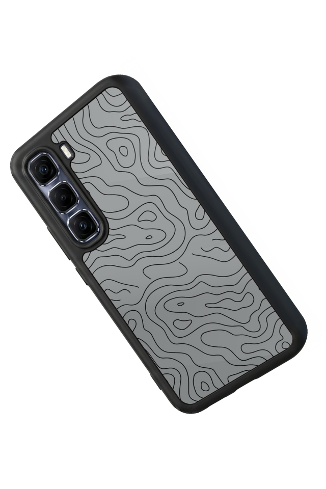 Infinix Hot 60 Pro Plus Uyumlu Çizgi Sanatı Tasarımlı Glossy Premium Kılıf