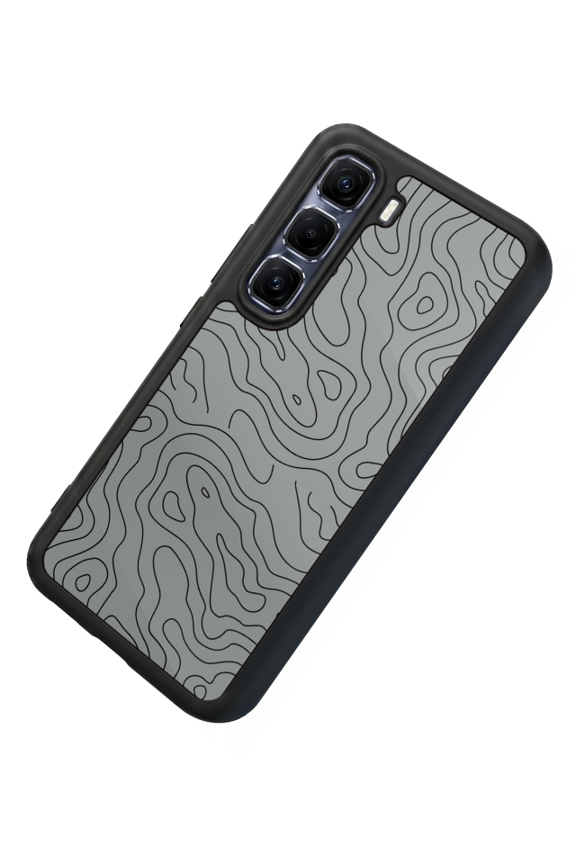 Infinix Hot 60 Pro Plus Uyumlu Çizgi Sanatı Tasarımlı Glossy Premium Kılıf