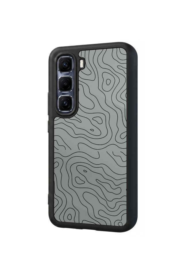 Infinix Hot 60 Pro Plus Uyumlu Çizgi Sanatı Tasarımlı Glossy Premium Kılıf