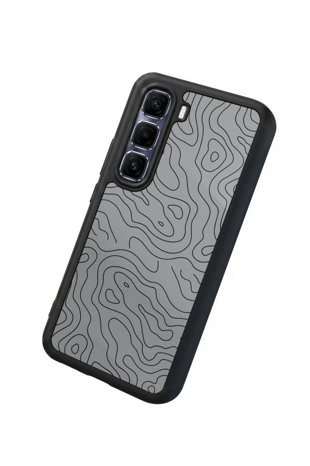 Infinix Hot 60 Pro Plus Uyumlu Çizgi Sanatı Tasarımlı Glossy Premium Kılıf