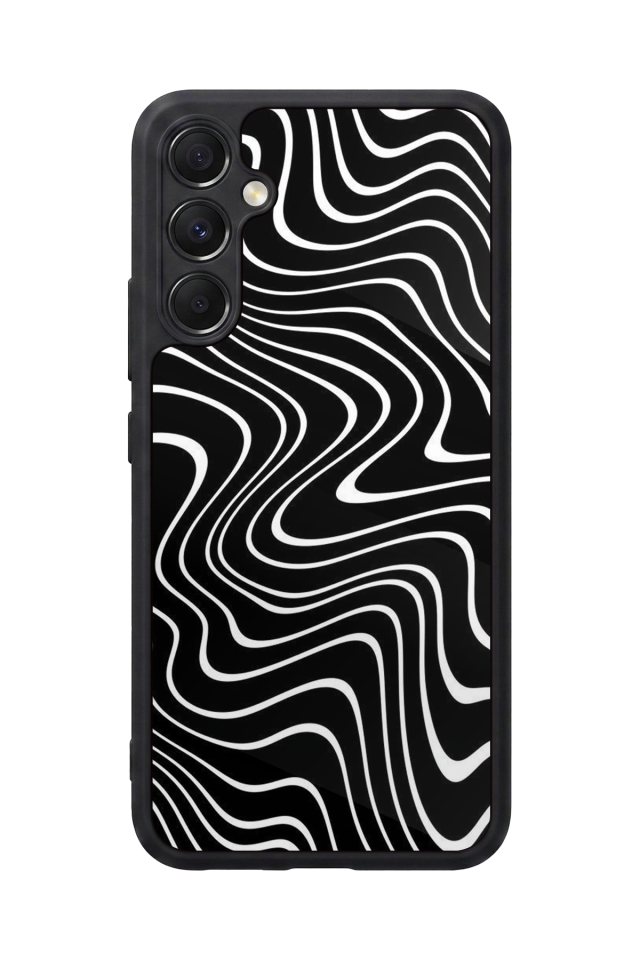 Samsung Galaxy A34 Uyumlu Çizgi Sanatı Tasarımlı Glossy Premium Kılıf