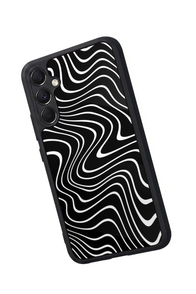 Samsung Galaxy A34 Uyumlu Çizgi Sanatı Tasarımlı Glossy Premium Kılıf