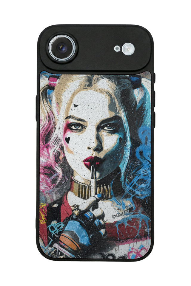 iPhone 17 Air Uyumlu HarleyQueen Tasarımlı Glossy Premium Kılıf