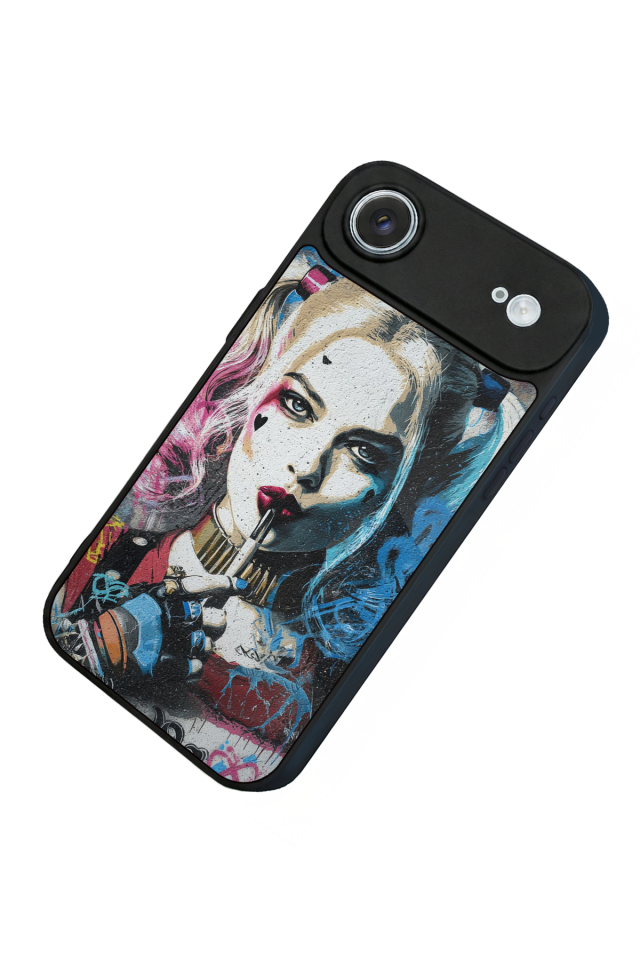 iPhone 17 Air Uyumlu HarleyQueen Tasarımlı Glossy Premium Kılıf