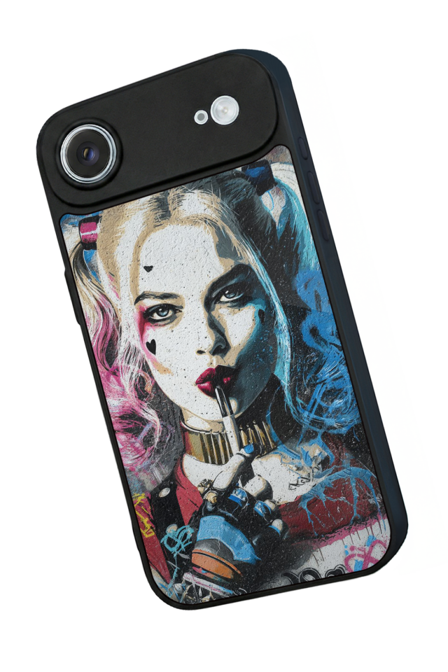 iPhone 17 Air Uyumlu HarleyQueen Tasarımlı Glossy Premium Kılıf