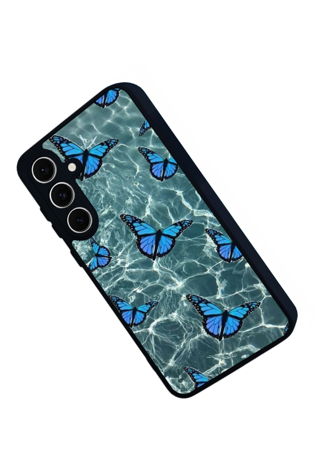 Samsung Galaxy A16 Uyumlu Kelebek Tasarımlı Glossy Premium Kılıf