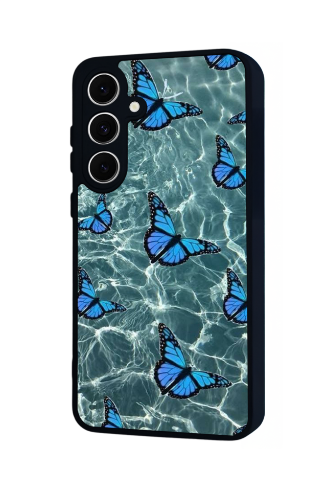 Samsung Galaxy A16 Uyumlu Kelebek Tasarımlı Glossy Premium Kılıf