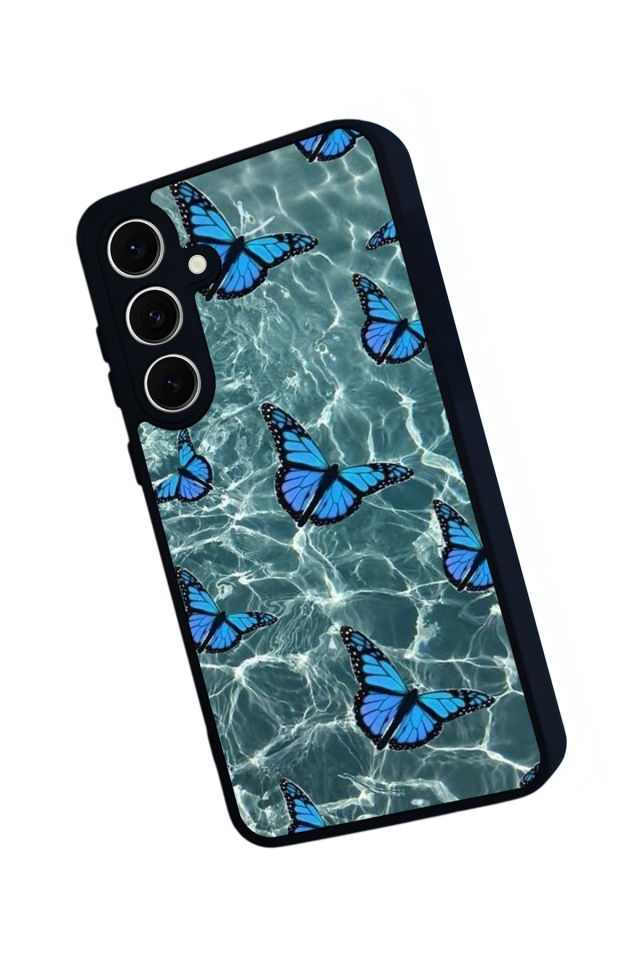 Samsung Galaxy A16 Uyumlu Kelebek Tasarımlı Glossy Premium Kılıf