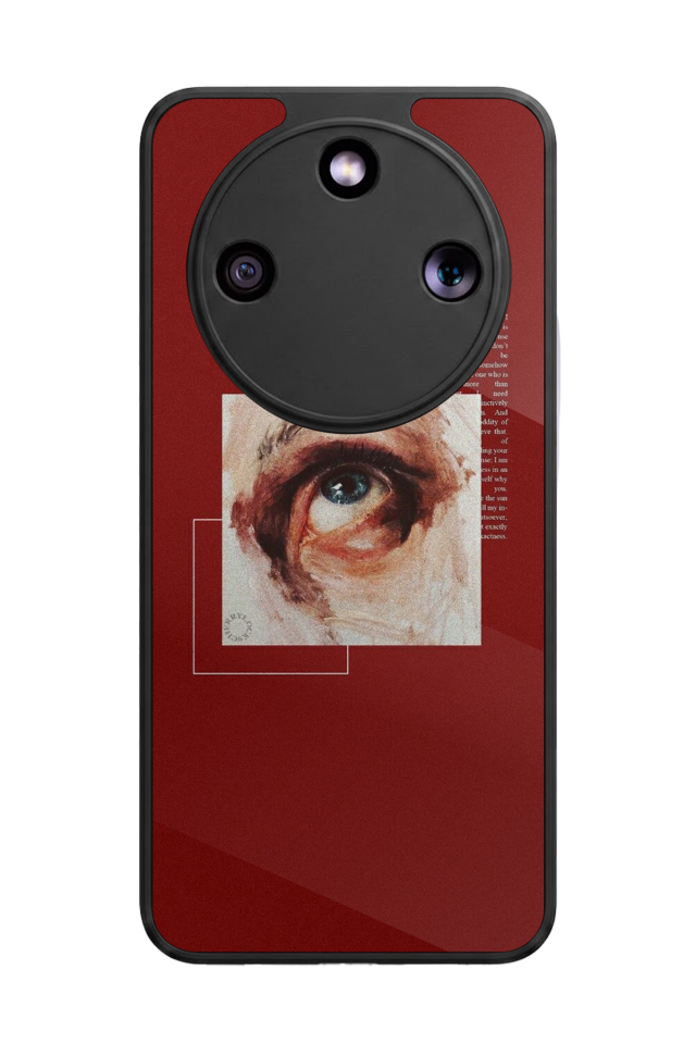 Honor Magic 8 Lite Uyumlu Kirmizi Tasarımlı Glossy Premium Kılıf