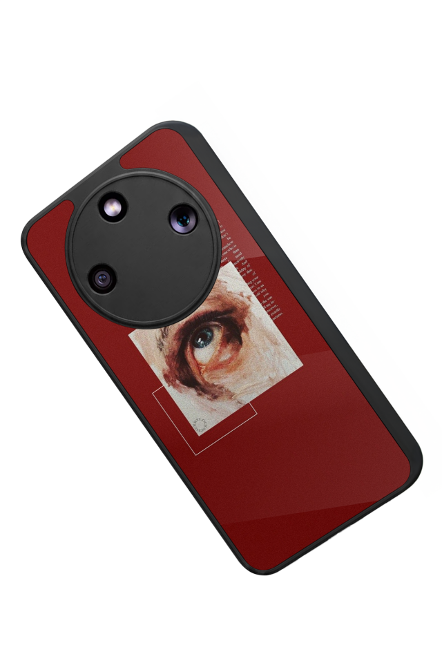 Honor Magic 8 Lite Uyumlu Kirmizi Tasarımlı Glossy Premium Kılıf