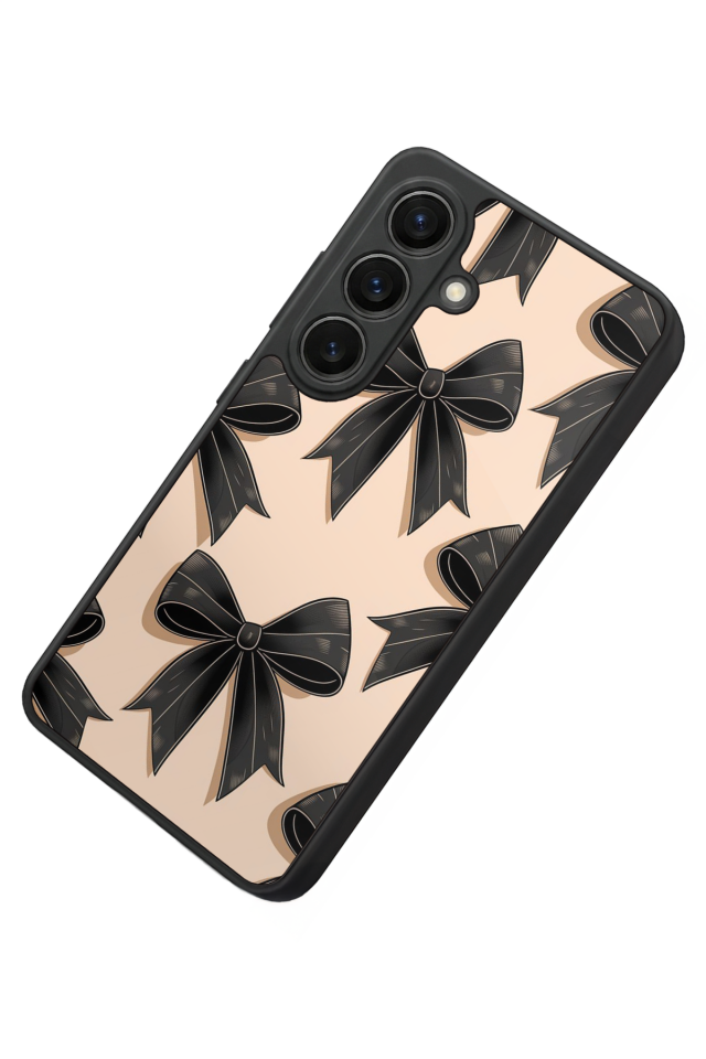 Samsung Galaxy S26 Uyumlu Kurdele Tasarımlı Glossy Premium Kılıf
