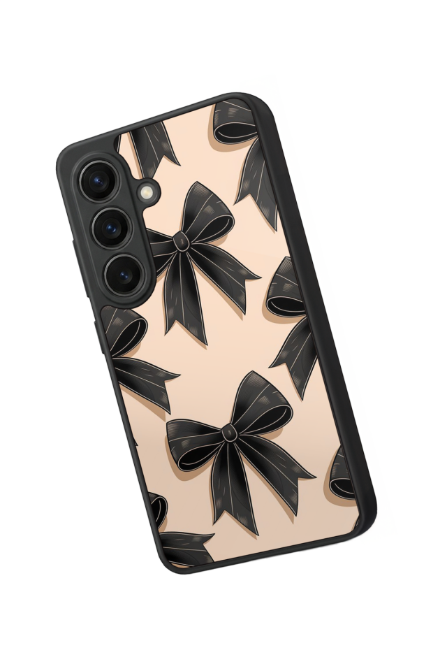 Samsung Galaxy S26 Uyumlu Kurdele Tasarımlı Glossy Premium Kılıf