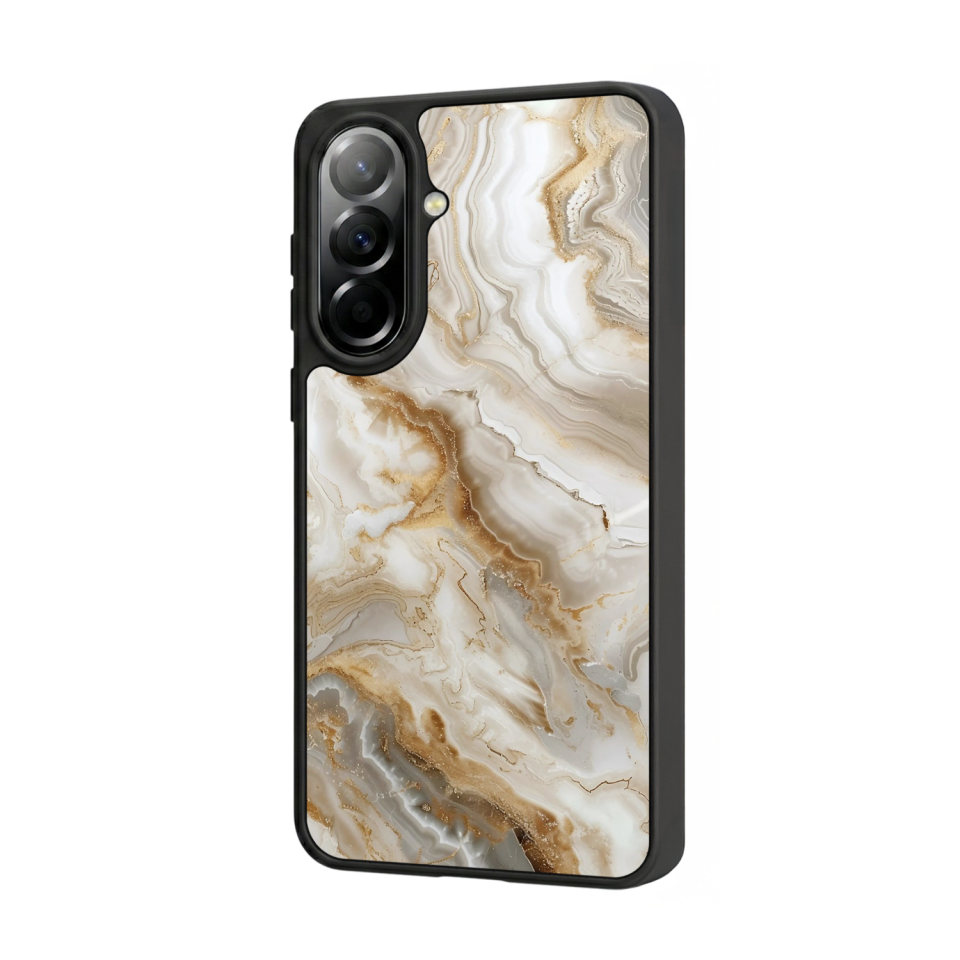 Samsung Galaxy A57 Uyumlu Mermer Marble Tasarımlı Glossy Premium Kılıf