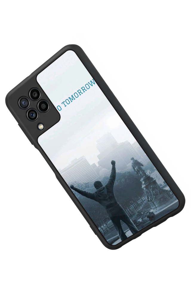 Samsung Galaxy M22 Uyumlu Rocky Tasarımlı Glossy Premium Kılıf