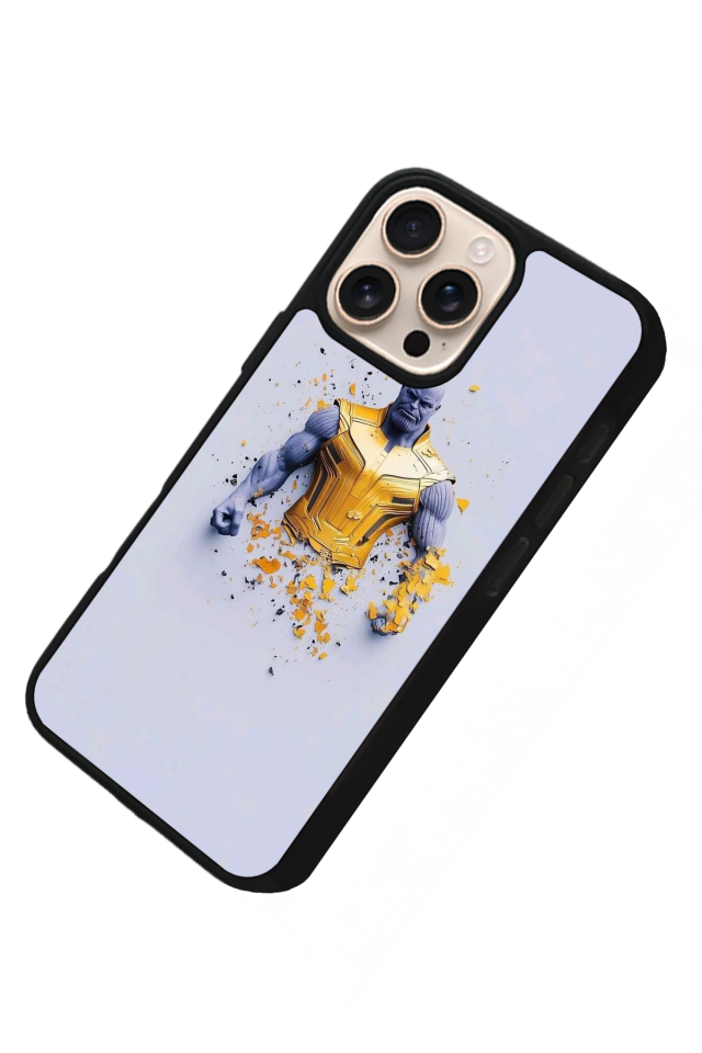 iPhone 16 Pro Max Uyumlu Thanos Tasarımlı Glossy Premium Kılıf