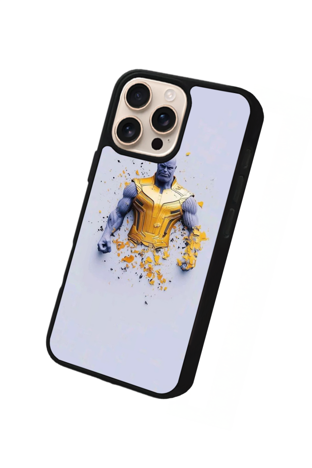 iPhone 16 Pro Max Uyumlu Thanos Tasarımlı Glossy Premium Kılıf