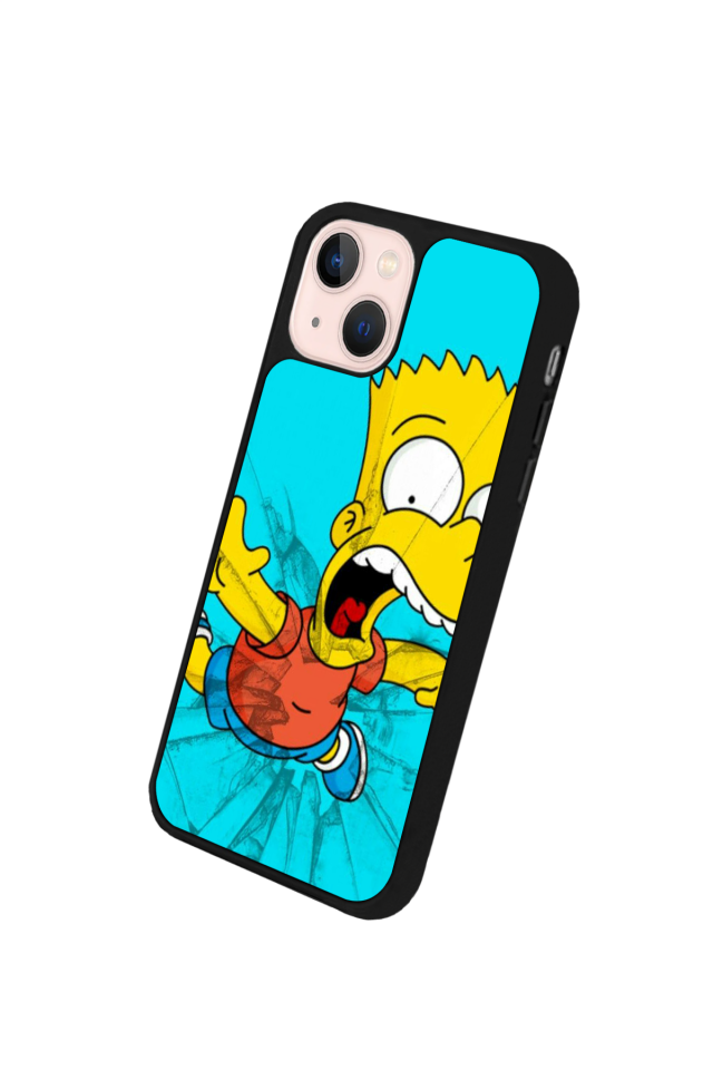 iPhone 14 Plus Uyumlu The Simpsons Tasarımlı Glossy Premium Kılıf