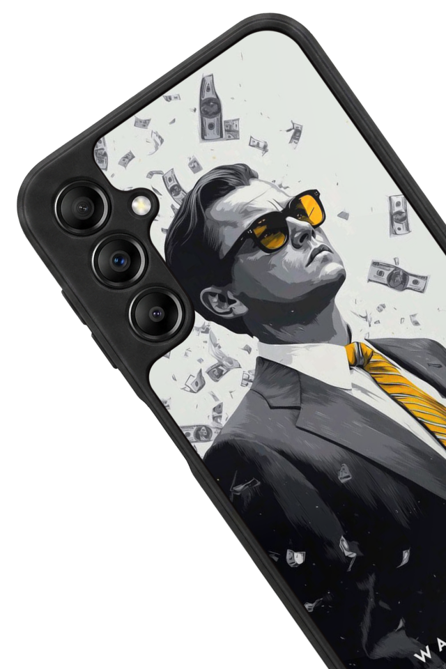 Samsung Galaxy A14 Uyumlu TheWolf Tasarımlı Glossy Premium Kılıf