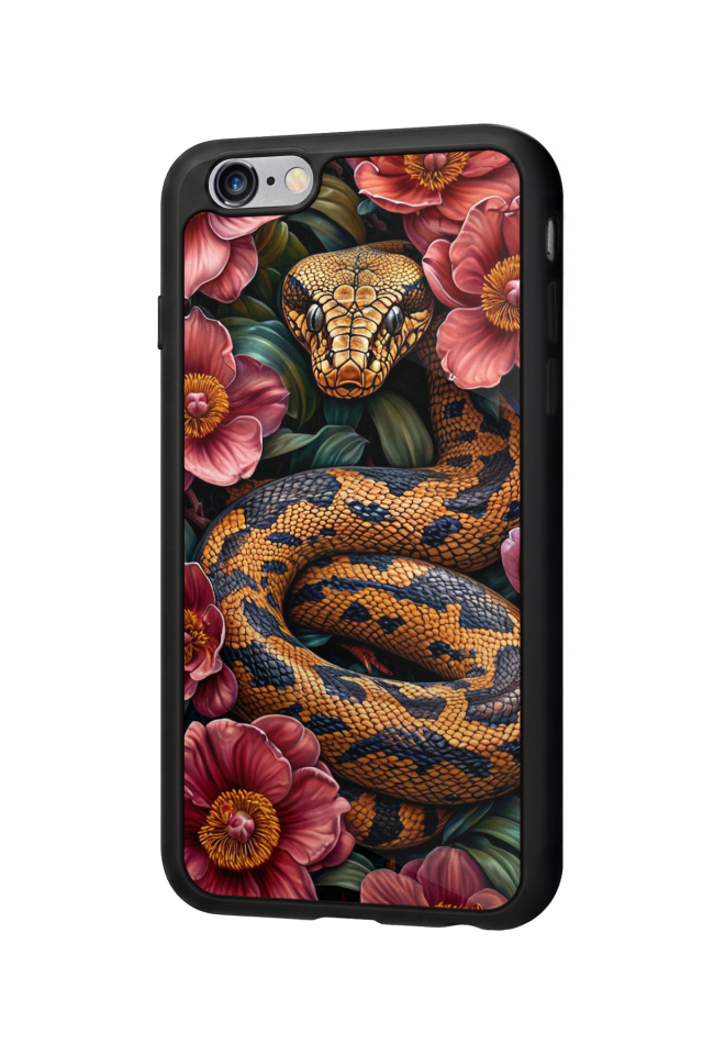 iPhone 6 Plus Uyumlu Yılan Tasarımlı Glossy Premium Kılıf