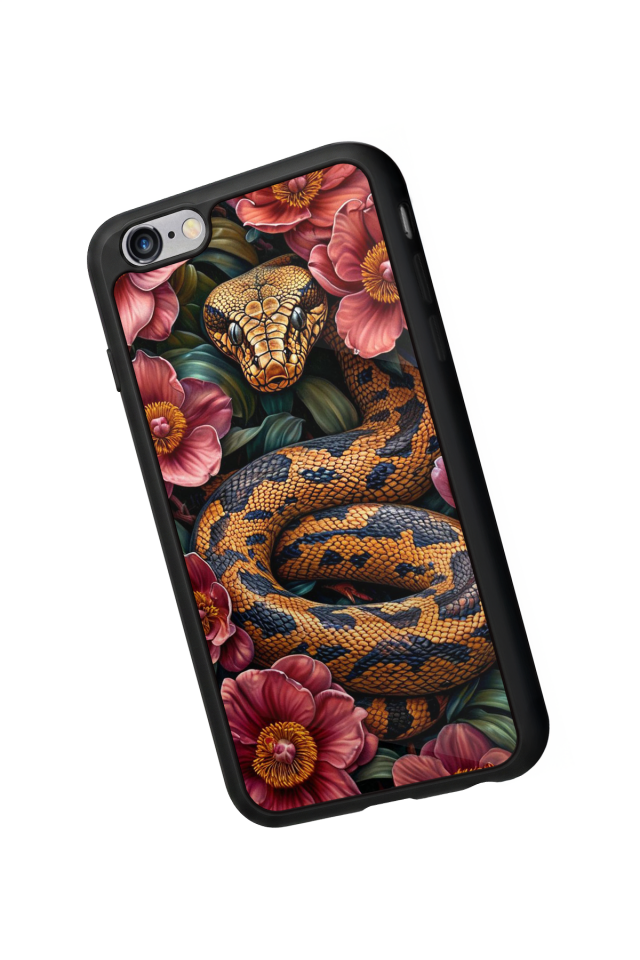 iPhone 6 Plus Uyumlu Yılan Tasarımlı Glossy Premium Kılıf