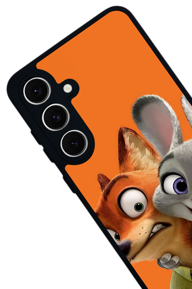 Samsung Galaxy S24 FE Uyumlu Zootropolis Tasarımlı Glossy Premium Kılıf