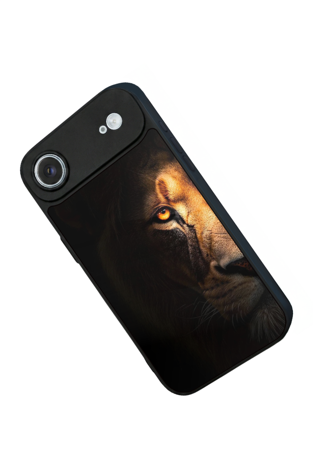 iPhone 17 Air Uyumlu Aslan Tasarımlı Glossy Premium Kılıf