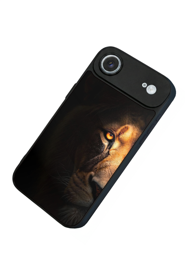 iPhone 17 Air Uyumlu Aslan Tasarımlı Glossy Premium Kılıf