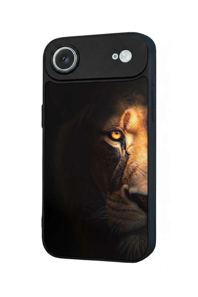 iPhone 17 Air Uyumlu Aslan Tasarımlı Glossy Premium Kılıf