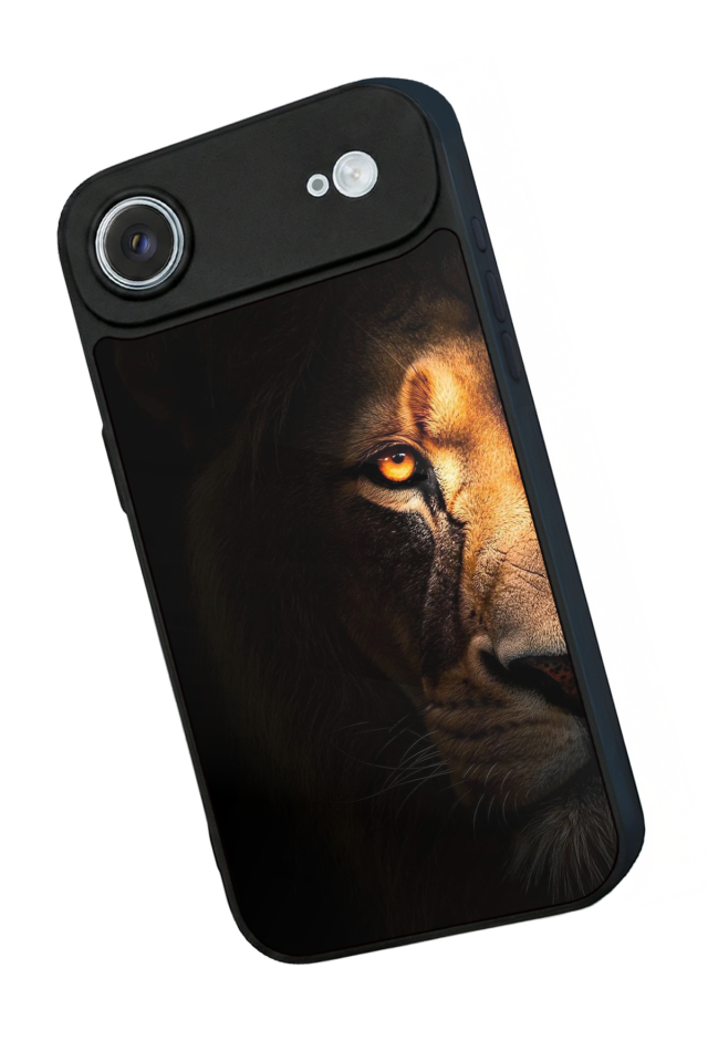 iPhone 17 Air Uyumlu Aslan Tasarımlı Glossy Premium Kılıf