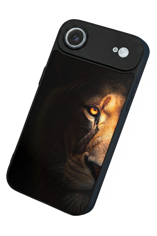 iPhone 17 Air Uyumlu Aslan Tasarımlı Glossy Premium Kılıf