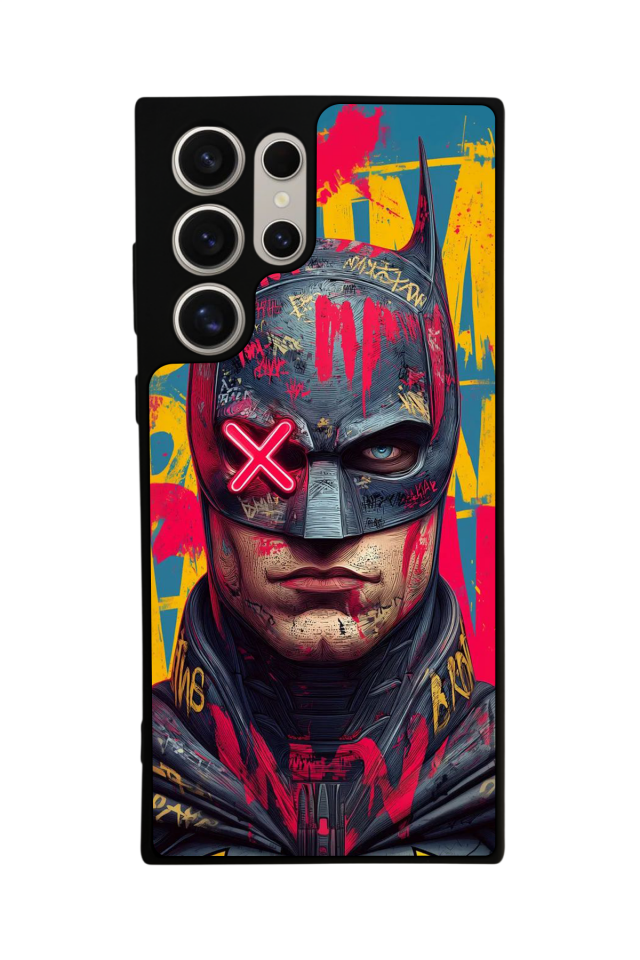 Samsung Galaxy S22 Ultra Uyumlu Batman Tasarımlı Glossy Premium Kılıf