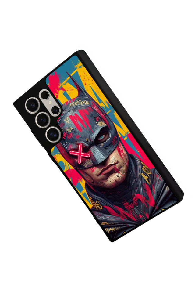 Samsung Galaxy S22 Ultra Uyumlu Batman Tasarımlı Glossy Premium Kılıf